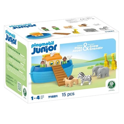 Playmobil JUNIOR: My Take Along Noah's Ark 15pc 71681