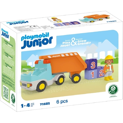 Playmobil JUNIOR: Dump Truck 6pc 71685