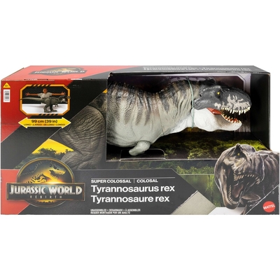 Jurassic World Rebirth Super Colossal Tyrannosaurus Rex Dinosaur Figure