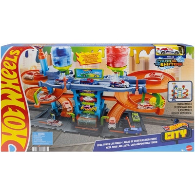 Hot Wheels City Mega Tower Car Wash