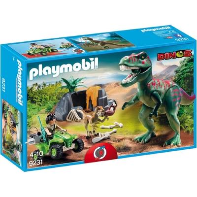 Playmobil Dinos Explorer Quad-Vehicle with T-Rex Playset 20pc 9231