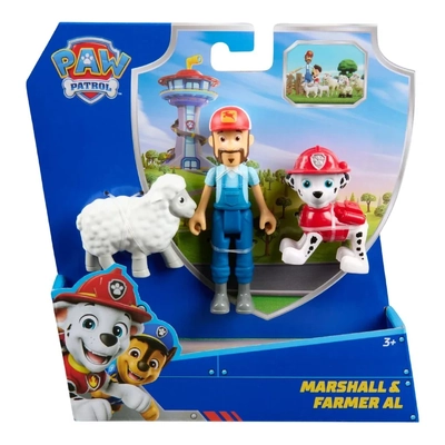 Paw Patrol Marshall & Farmer Al Story Figure set