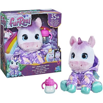 FurReal Sweet Jammiecorn Unicorn Interactive Plush Toy