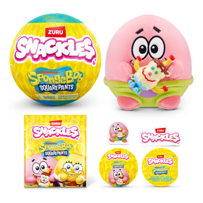 Snackles Spongebob Squarepants 5inch Plush Mystery Capsule Collectible
