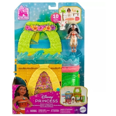 Disney Storytime Stackers Moana - Moana's Island Home Playset