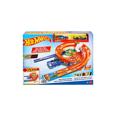 Hot Wheels Stunt Tracks Whip Around Raceway