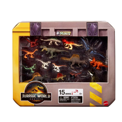 Jurassic World Rebirth Dinosaur Minis 15 Figures