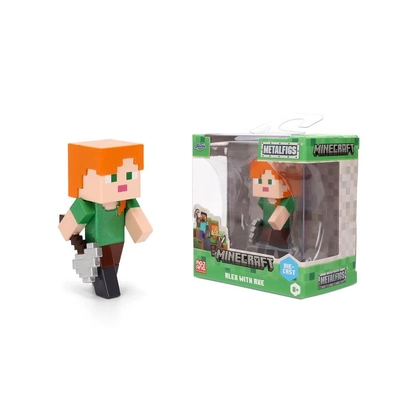 Jada Minecraft 2.5" MetalFig Die-cast- Alex With Axe