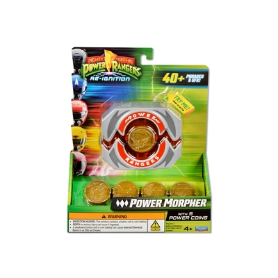 Mighty Morphin Power Rangers Re-Ignition Power Morpher with 5 Power Coins Set