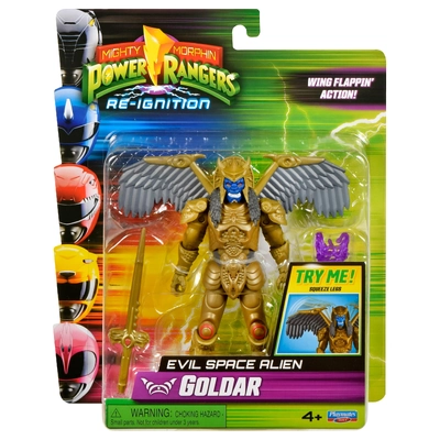 Mighty Morphin Power Rangers Re-Ignition Action Figure Evil Space Alien: Goldar