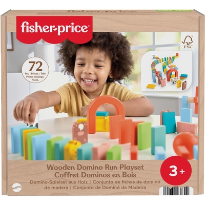 Fisher-Price Wooden Domino Run Playset