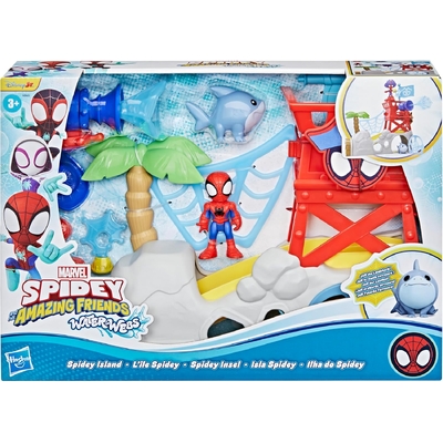 Marvel Spidey & His Amazing Friends Water-Webs Spidey Island Playset