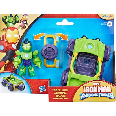Marvel Iron Man and his Awesome Friends Iron Hulk Action Figure & Toy Vehicle