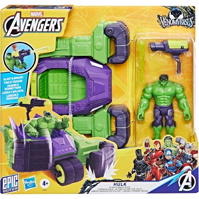 Marvel Avengers VenomVersus Epic World of Action Hulk Blast & Smash Truck Figure & Vehicle Set