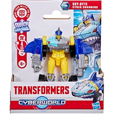 Transformers CYBERWORLD Cyber Changers Sky-Byte Action Figure