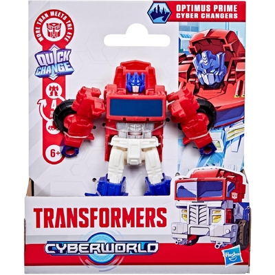 Transformers CYBERWORLD Cyber Changers Optimus Prime Action Figure