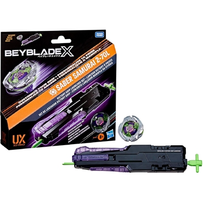 Beyblade X Victory Grip Launcher Set - Saber Samurai 2-70L