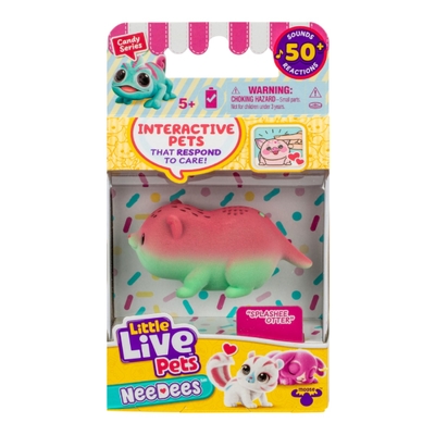 Little Live Pets NeeDees Single Pack (Series 2) Interactive Pet - Splashee Otter