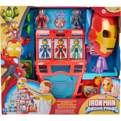 Marvel Iron Man and his Awesome Friends Iron Quarters Playset