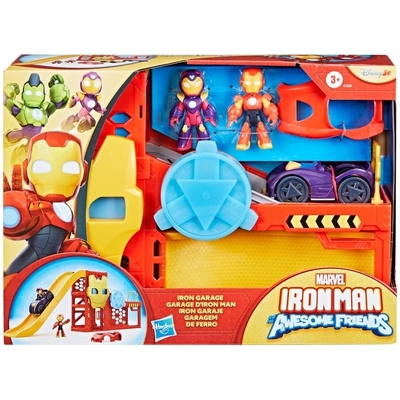 Marvel Iron Man and his Awesome Friends Iron Garage Playset