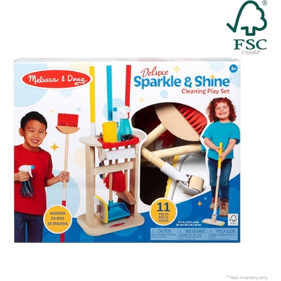 Melissa & Doug Deluxe Sparkle and Shine Cleaning Pretend Play