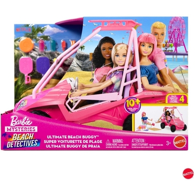Barbie Mysteries: Beach Detectives Ultimate Beach Buggy Vehicle Playset JFV68
