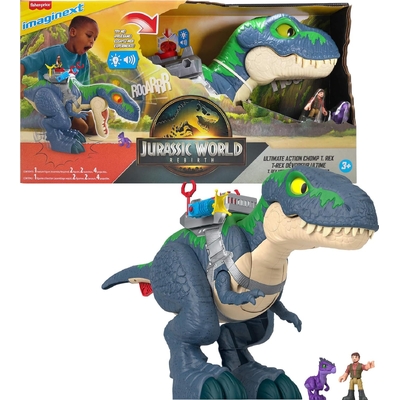 Fisher-Price Imaginext Jurassic World Rebirth Ultimate Action Chomp T. rex