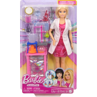 Barbie Scientist Doll And Accessories With Blonde Fashion Doll JCR70