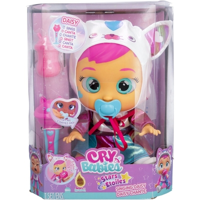 Cry Babies Stars Singing Daisy Interactive Baby Doll 30cm
