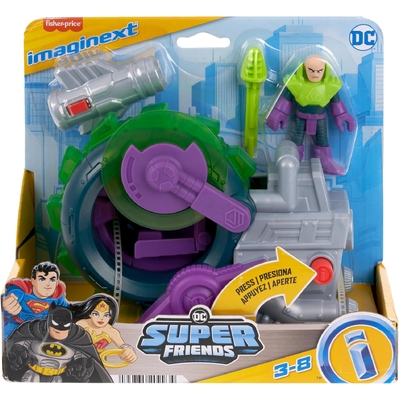 Fisher Price Imaginext DC Super Friends Lex Luthor Spinning Saw Vehicle & Figure