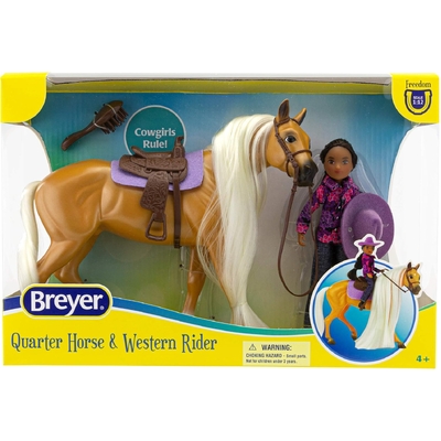 Breyer Freedom Charm Quarter Horse & Gabi Western Rider