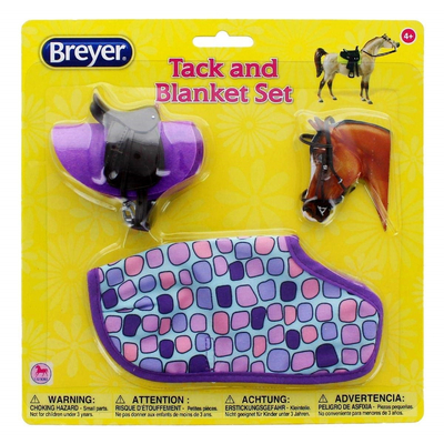 Breyer Classics Tack & Blanket Set 1:12 SCALE - Purple