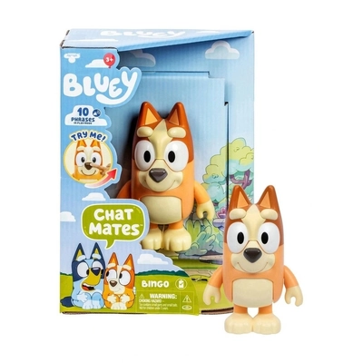 Bluey Chat Mates Figure Single Pack - Bingo