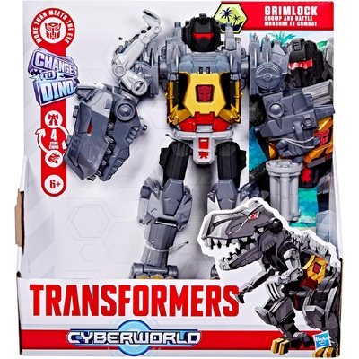 Transformers CYBERWORLD Grimlock Chomp & Battle 9-Inch Action Figure