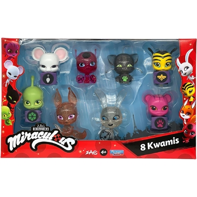 Miraculous Kwami Collectible Figures 8 Pack