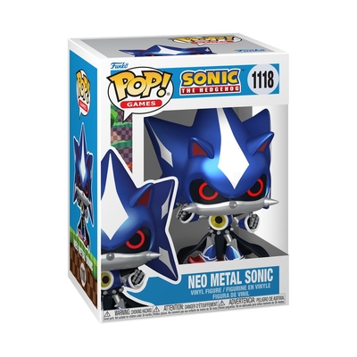 Funko Pop Sonic - Neo Metal Sonic (Metallic) #1118 Vinyl Figure