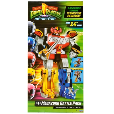 Mighty Morphin Power Rangers Re-Ignition Megazord Battle Pack Combinable Dinozords