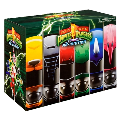 Mighty Morphin Power Rangers Re-Ignition 5.25" Basic Figure Collectors 6 Pack Action Figure Set