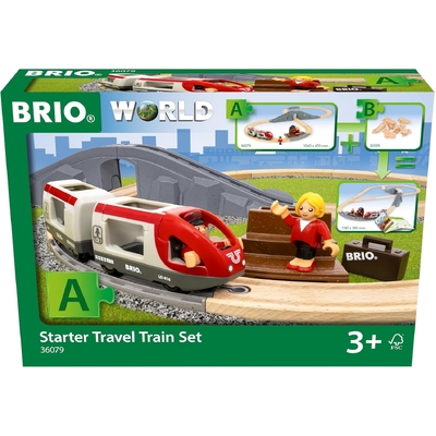 Brio World Starter Travel Train Set 22pc 36079