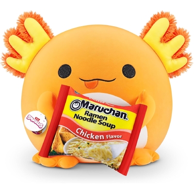 5 Surprise Snackles Super Size Plush - Albie (Axolotl Maruchan)