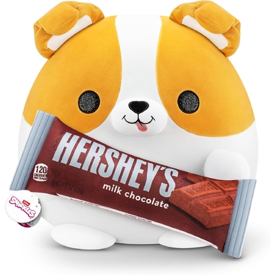 5 Surprise Snackles Super Size Plush - Benji Corgi (Hershey's Milk Chocolate)