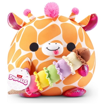 5 Surprise Snackles Super Size Plush - Lola the Giraffe (Ice Cream)