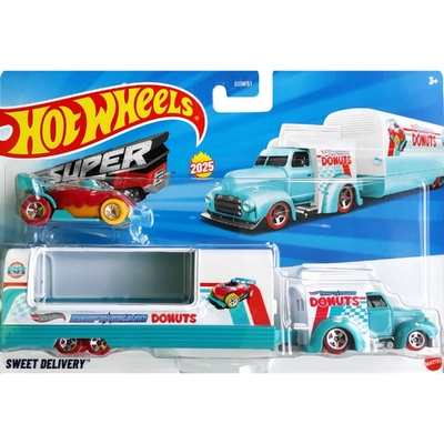 Hot Wheels Super Rigs Sweet Delivery 1:64 Diecast Vehicle Set