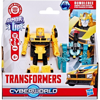 Transformers CYBERWORLD Armored Cyber Changers Bumblebee Action Figure