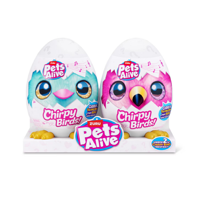 Zuru Pets Alive Chirpy Birds Twin Pack Assorted