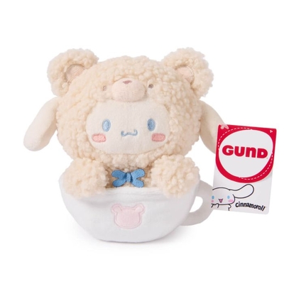 Hello Kitty and Friends Cinnamoroll Latte Bear Small 15cm Plush by Gund