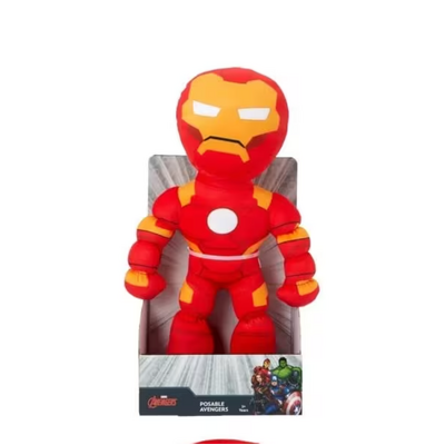 Marvel Posable Avengers Plush Figure - Iron Man
