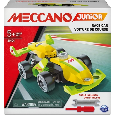 Meccano Junior, Race Car STEAM Model Building Kit