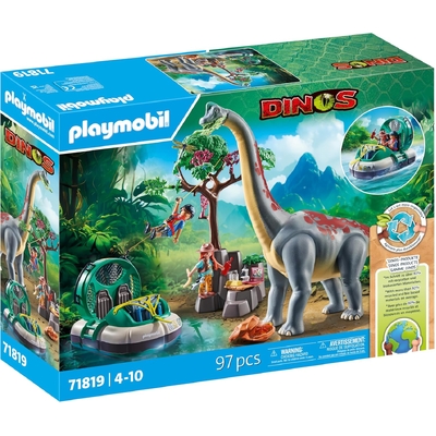 Playmobil Dinos Brachiosaurus with Hovercraft 97pc 71819