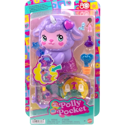 Polly Pocket Cozy Dreamland Lamb Compact Playset 